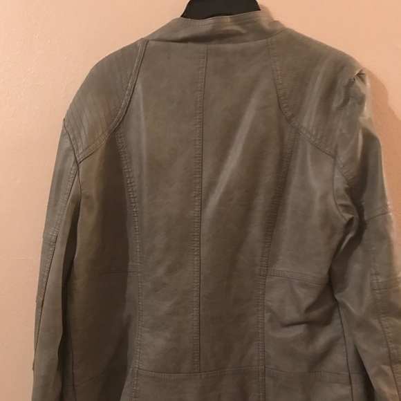 Max Studios Leather Jacket by MSSP. - Picture 3 of 8